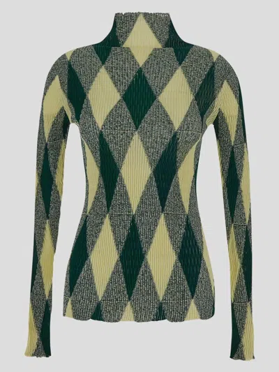 Burberry Jumpers In Ivypattern