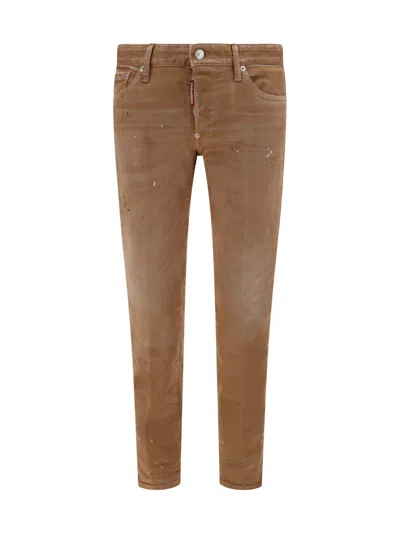 Dsquared2 Skater Jean Jeans In Brown