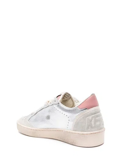 Golden Goose Sneakers In Silver/ash Rose/ice