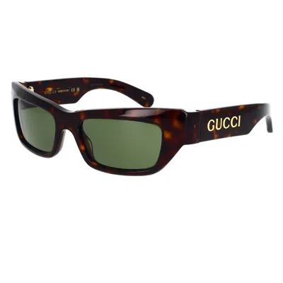 Gucci Sunglasses In 004 Havana Havana Green