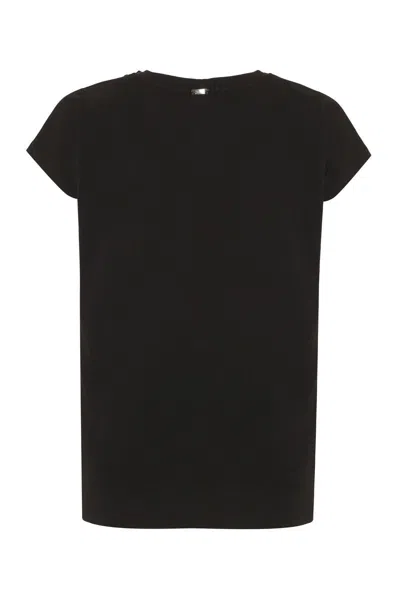 Herno Cotton T-shirt In Black
