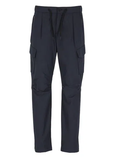 Herno Laminar Cargo Trousers In Blue