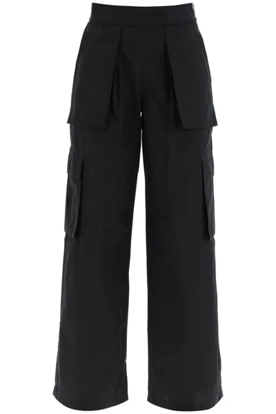 Alexander Wang Ripstop Cargo Trousers In In Black