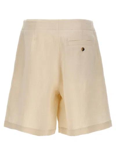 Jw Anderson J.w. Anderson White Cotton Short In Off-white
