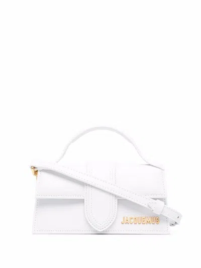 Jacquemus Le Bambino Long Shoulder Bag In White