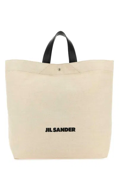 Jil Sander Handbags. In Beige O Tan