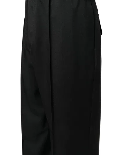 Jil Sander Jersey Trousers In Black