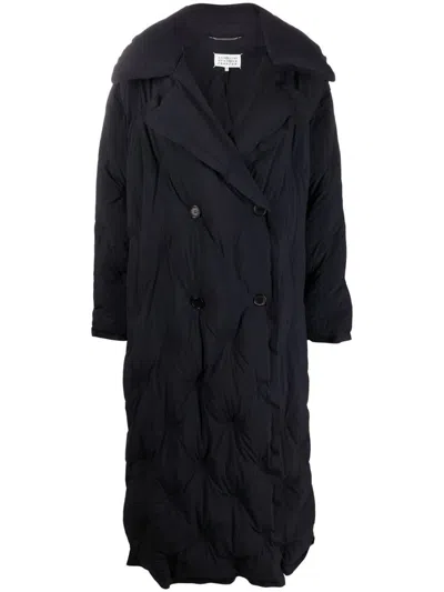 Maison Margiela Padded Mid-length Coat In Black
