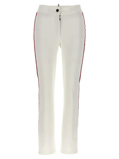 Moncler Grenoble Side Embroidery Pants In White