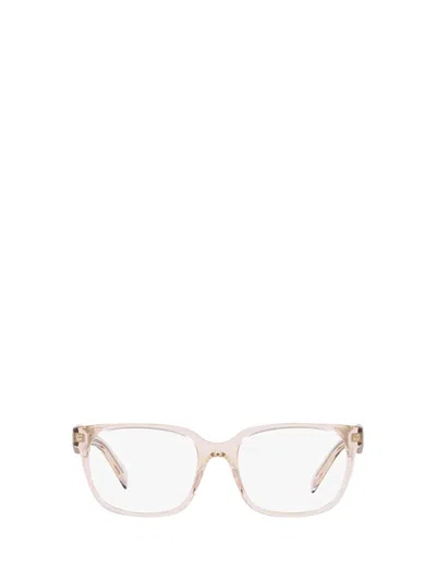 Prada Eyewear Eyeglasses In Crystal Pink