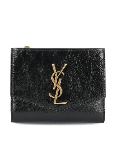 Saint Laurent Wallets In Black