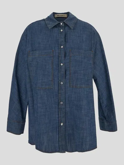 Semicouture Shirts In Chambray