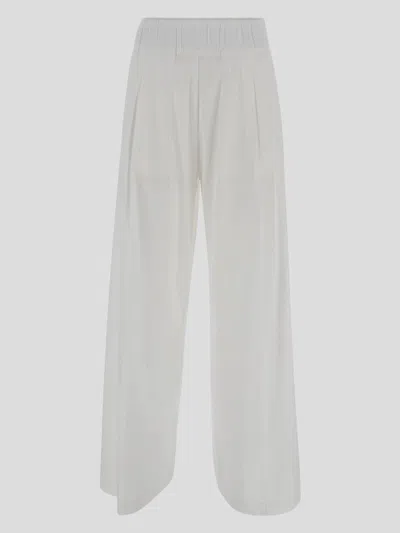 Semicouture Trousers In White