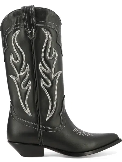 Sonora "santa Fè" Cowboy Boots In Black