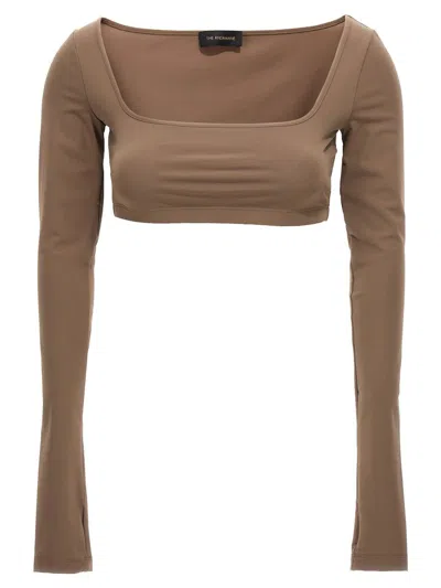 The Andamane Nyla Tops Beige