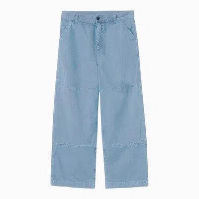 Carhartt Wip Frosted Bleu Garrison Pants In Blue
