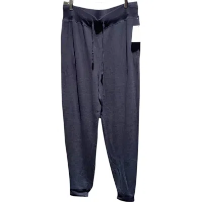 8586 Women's Lounge Jogger Pant In Charcoal In Blue