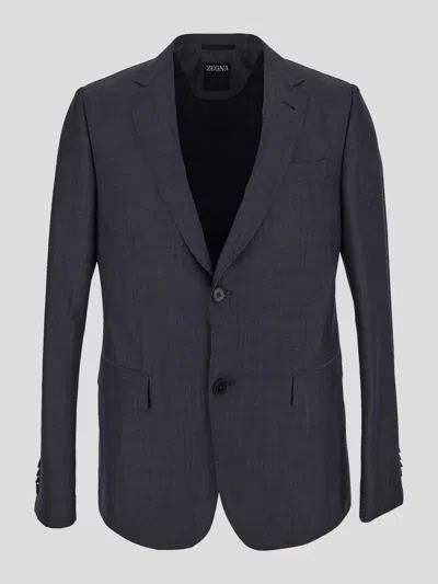 Zegna Suit In Grey
