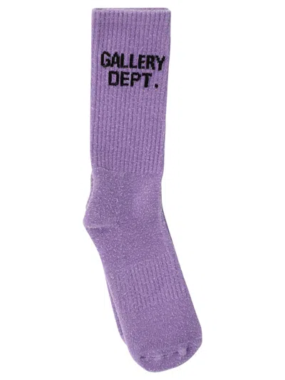 Gallery Dept. "crew" Socks In Purple