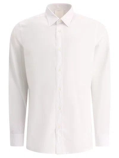 Givenchy "4 G" Embroidered Poplin Shirt In White
