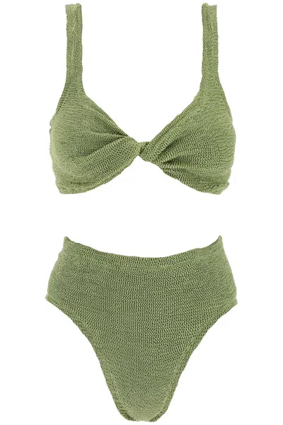 Hunza G . Jamie Bikini Set In Green