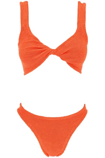 Hunza G . Juno Bikini Set In 橙子
