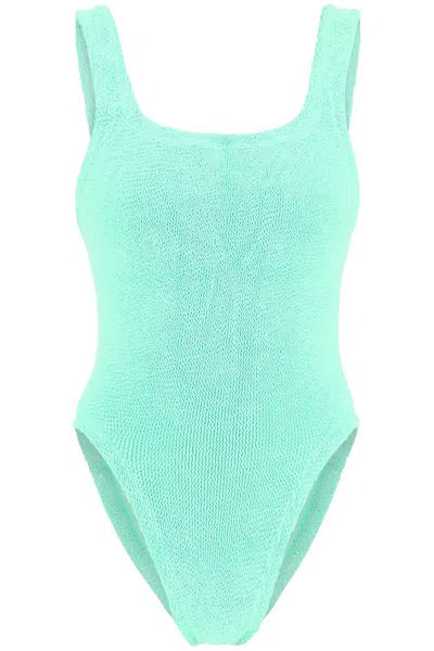 Hunza G . Square Neck Swimsuit In Gray
