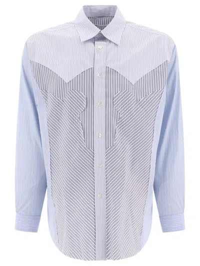 Maison Margiela Yoke Stripe Cotton Shirt