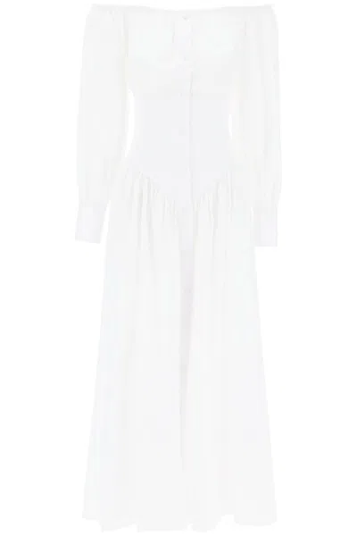 Mvp Wardrobe Long Dress From Port Grima In Bianco