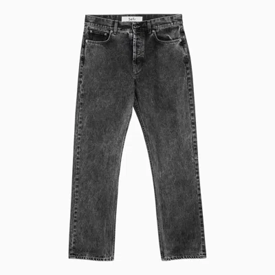 Séfr Regular Washed Black Denim Jeans