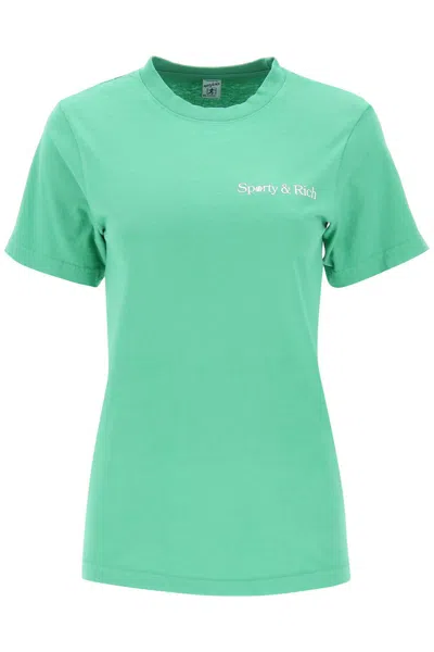 Sporty And Rich Sporty Rich 'la Racquet Club' T Shirt In Green