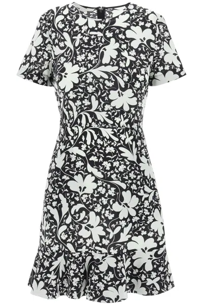 Stella Mccartney Stella Mc Cartney Floral Silk Mini Dress By Stella Iconic Floral In Black