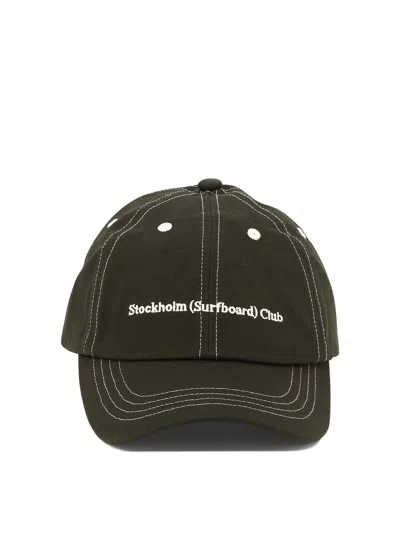Stockholm Surfboard Club Embroidered Cap In Purple