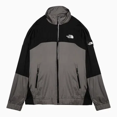 The North Face Wind Sheel Jacket Grey/black In Gray