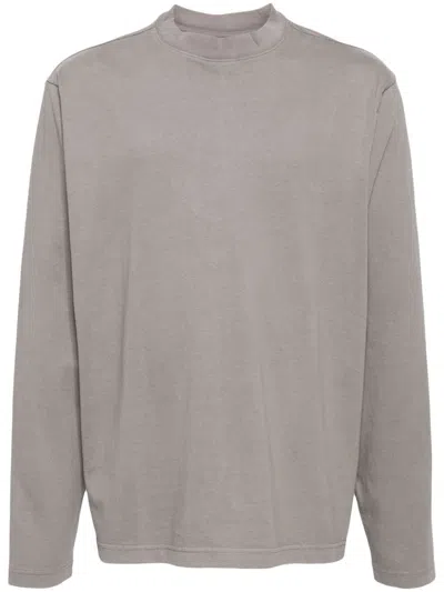 Yeezy Crew-neck Cotton Sweatshirt In Grey