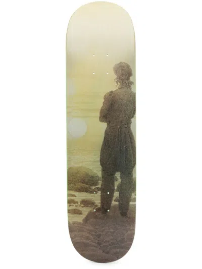 Paccbet David Friedrich Print Skateboard Deck In Multi