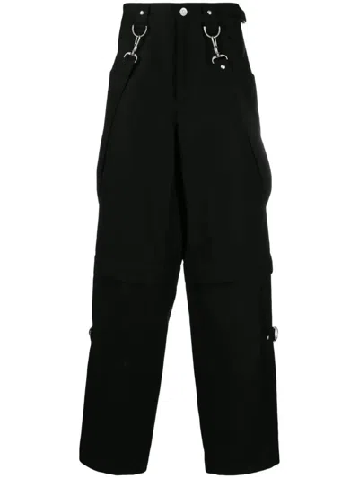 Givenchy Detachable-leg Wide-leg Trousers In Black
