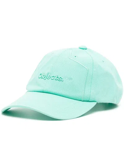 Objects Iv Life Embroidered-logo Baseball Cap In Green