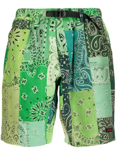 Readymade Graphic-print Ec-st Shorts In Green