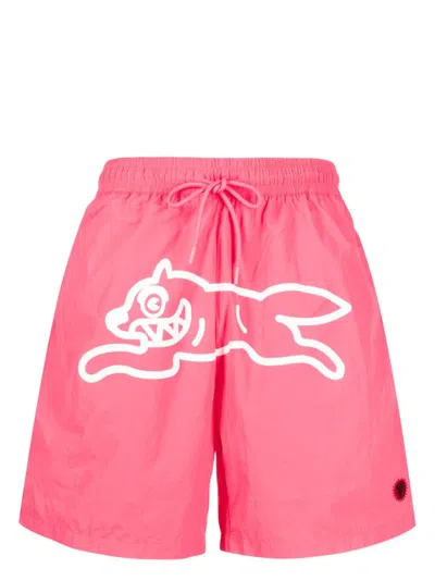 Icecream Graphic-print Swim Shorts In Pink