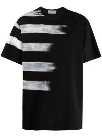 Yohji Yamamoto Graphic-print T-shirt In Black