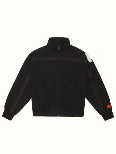 Heron Preston Hp Spray Windbreaker Jacket In Black