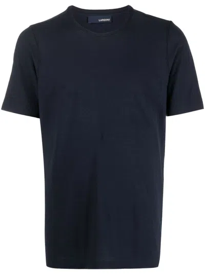 Lardini Jersey Cotton T-shirt In Black