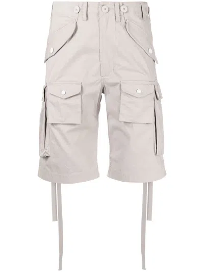 Maharishi Knee-length Cargo Shorts In Grey