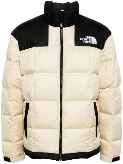 The North Face Lhotse Down Puffer Jacket In Neutrals