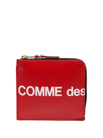 Comme Des Garçons Logo Printed Wallet