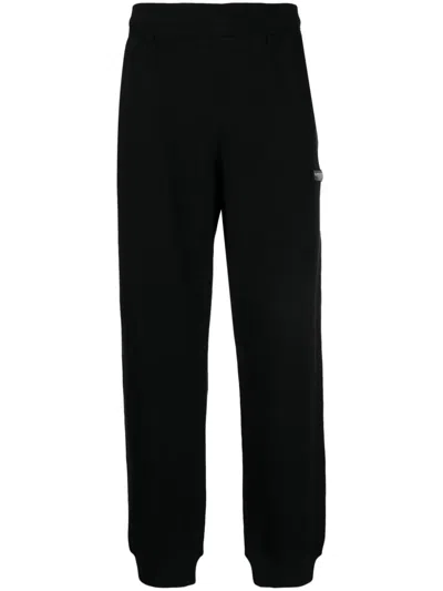 Givenchy Logo-appliqué Elasticated-waist Track Pants In Black