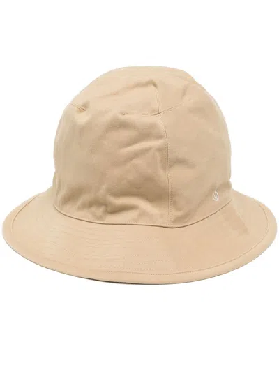 Undercover Logo-embroidered Bucket Hat In Yellow