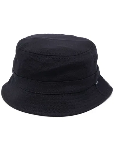 Lacoste Logo-patch Detail Sun Hat In Black
