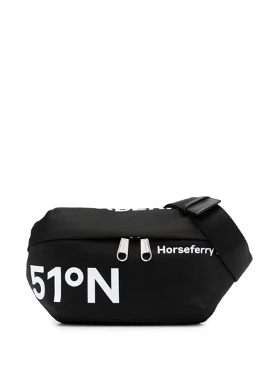 Burberry Logo-print Belt Bag In Burgundy